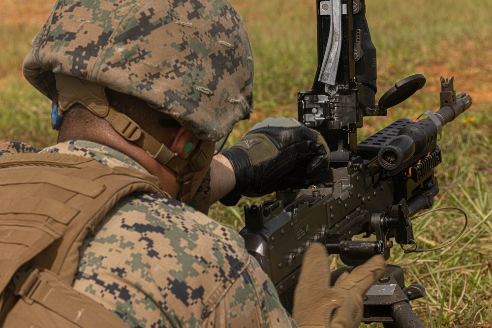 3rd Maintenance Battalion Conducts Machine Gun Range