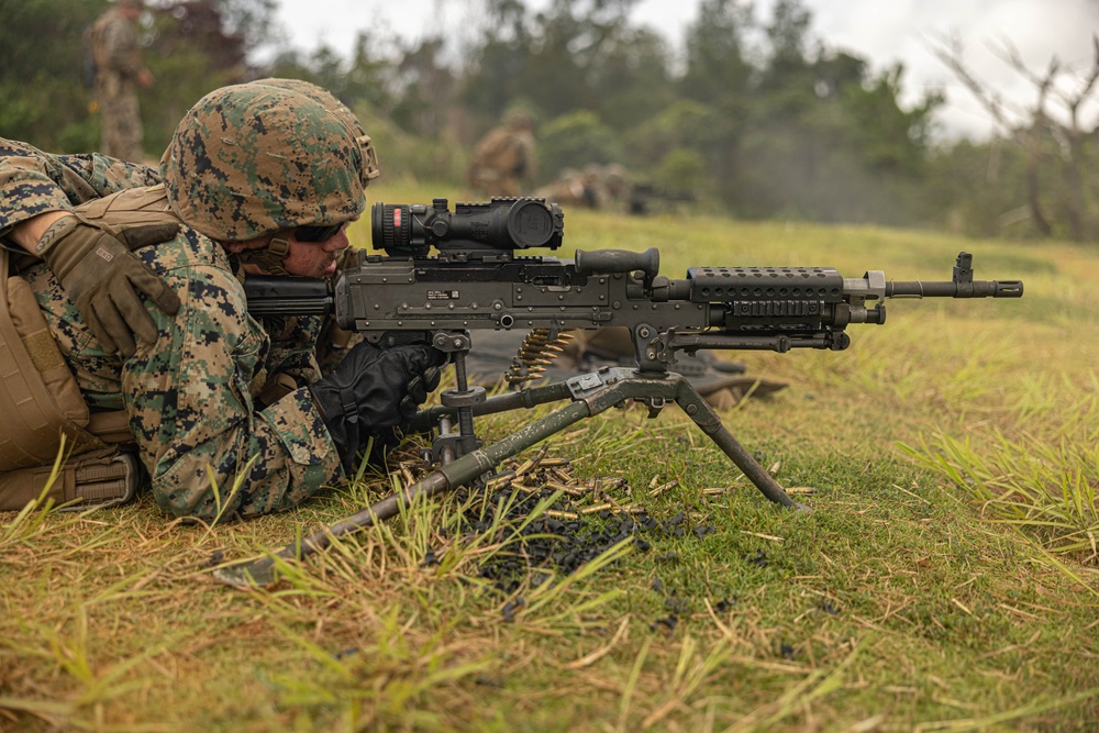 3rd Maintenance Battalion Conducts Machine Gun Range