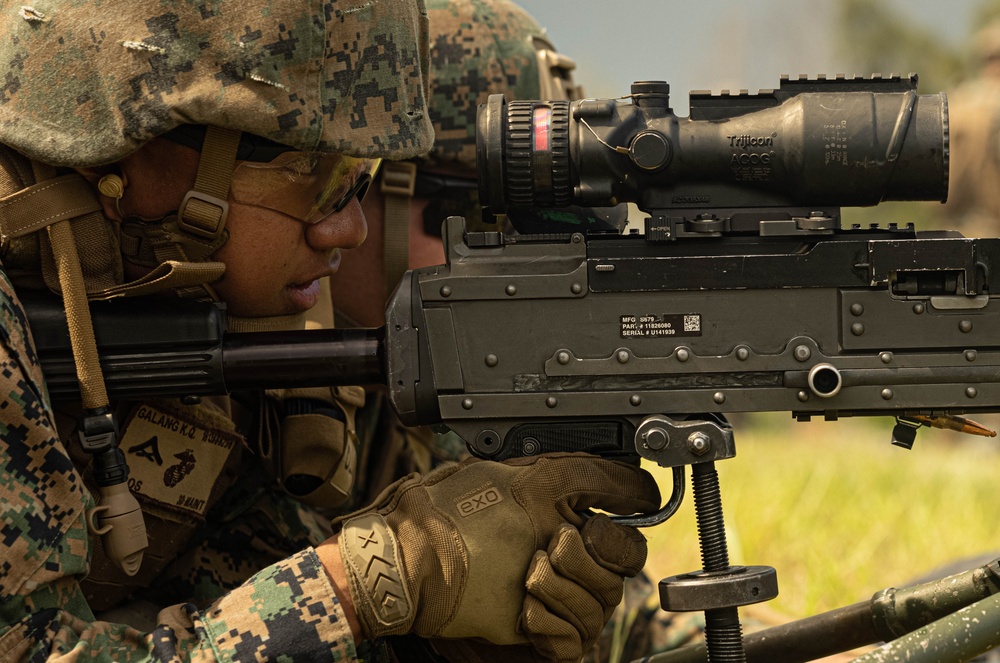 3rd Maintenance Battalion Conducts Machine Gun Range