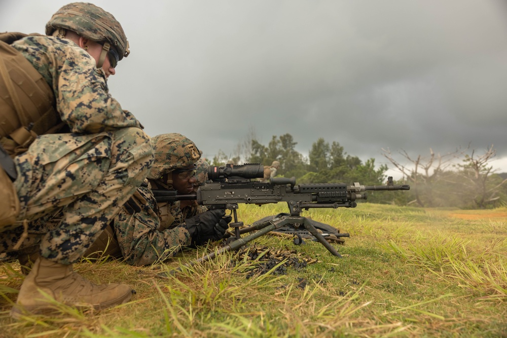 3rd Maintenance Battalion Conducts Machine Gun Range