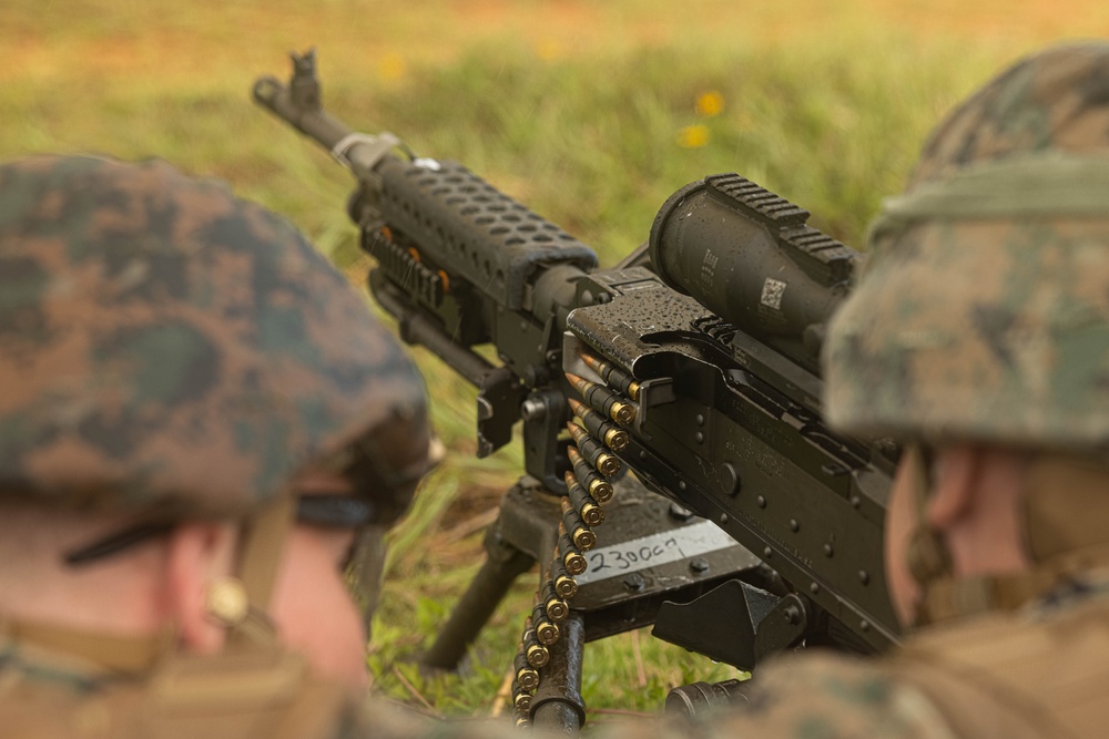 3rd Maintenance Battalion Conducts Machine Gun Range