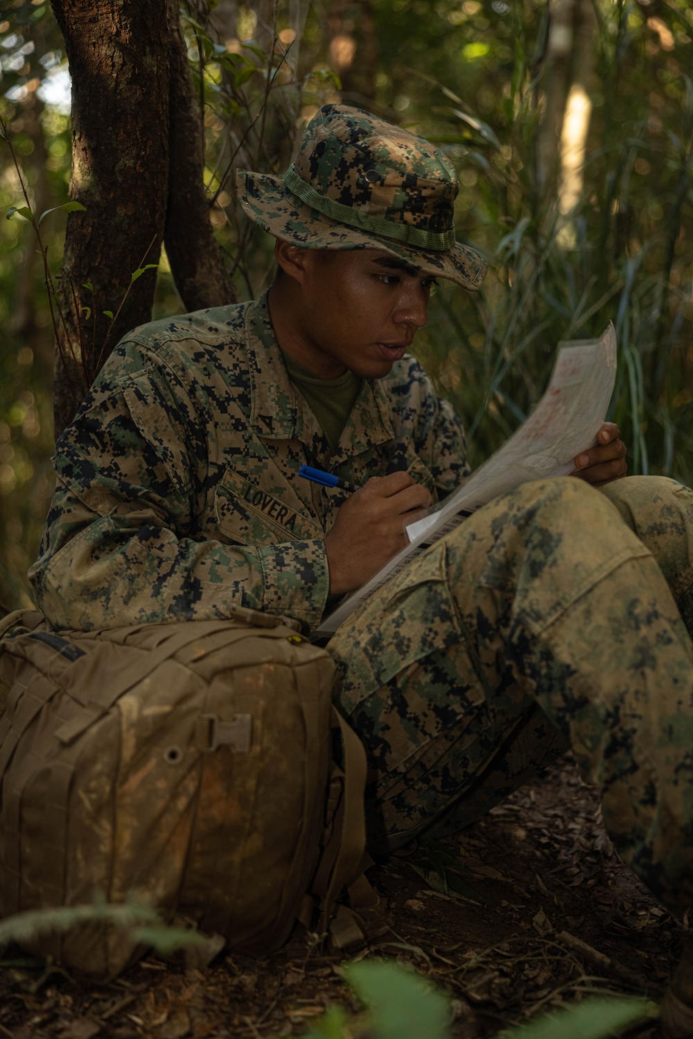 3rd Maintenance Battalion conducts Land Navigation Training for Battalion Field Ex