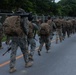 U.S. Marines with 3rd Maintenance Battalion conducts a battalion hike