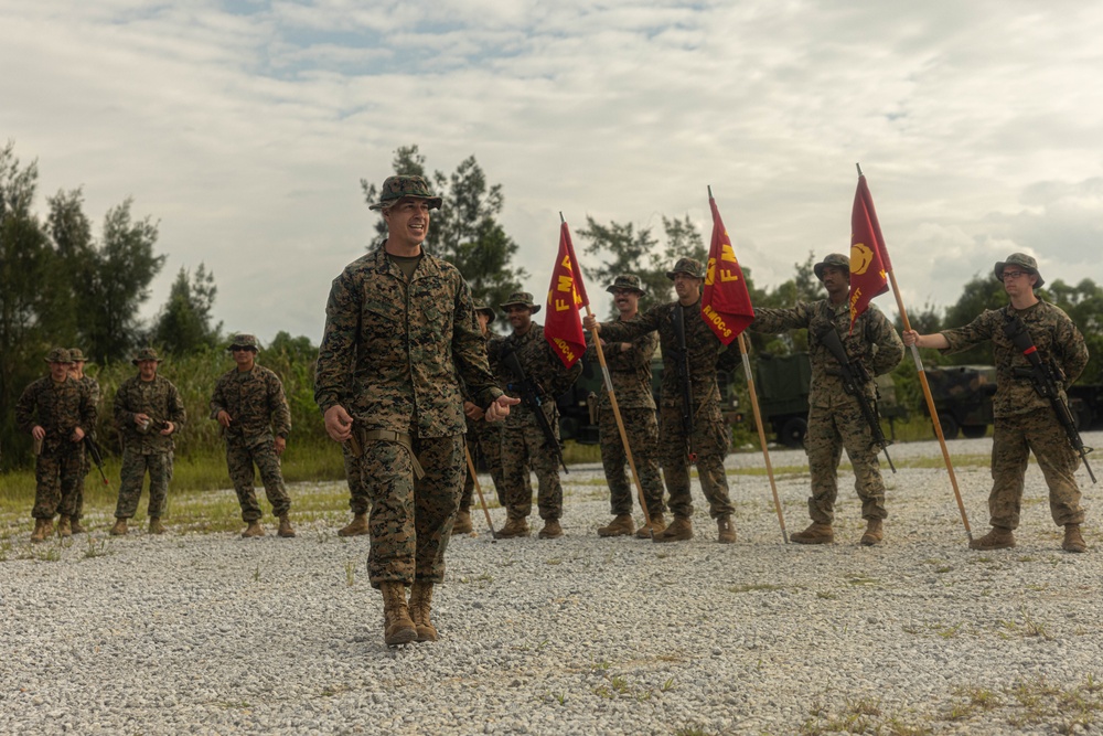 U.S. Marines with 3rd Maintenance Battalion conducts a battalion hike