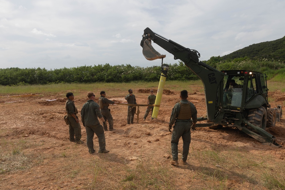 MWSS-172 explosive ordnance disposal technicians test HIMARS missile functionality