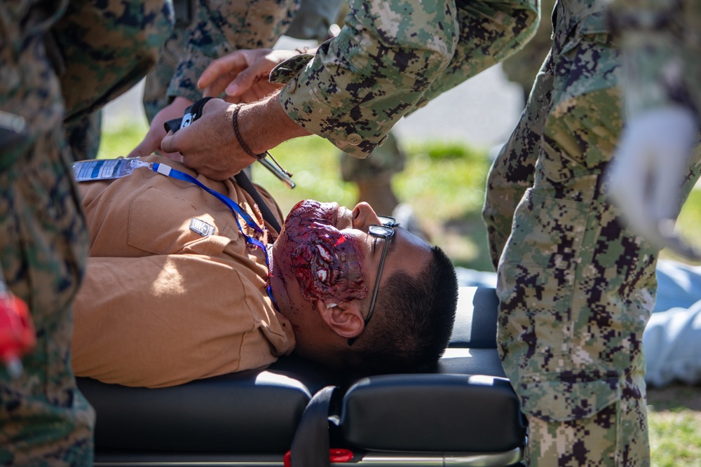 Keen Sword 25: U.S. Marines and U.S. Navy Sailors from MCAS Iwakuni, JGSDF and JMSDF conduct a simulated MASSCAS