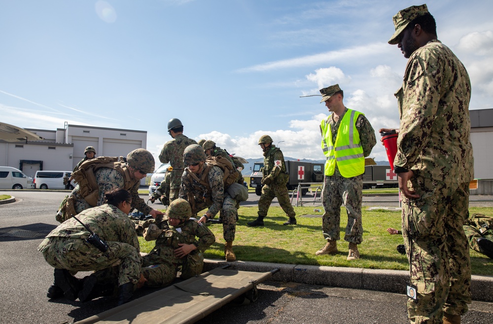 Keen Sword 25: U.S. Marines and U.S. Navy Sailors from MCAS Iwakuni, JGSDF and JMSDF conduct a simulated MASSCAS