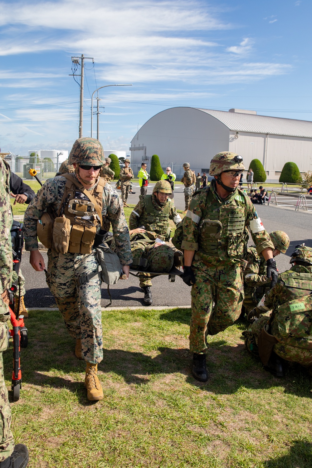 Keen Sword 25: U.S. Marines and U.S. Navy Sailors from MCAS Iwakuni, JGSDF and JMSDF conduct a simulated MASSCAS