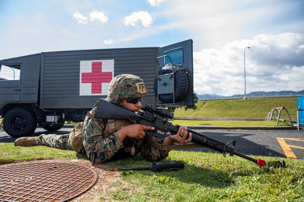 Keen Sword 25: U.S. Marines and U.S. Navy Sailors from MCAS Iwakuni, JGSDF and JMSDF conduct a simulated MASSCAS