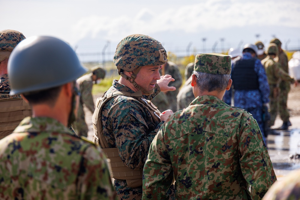 Keen Sword 25: Japan Self-Defense Force Leadership Visits MCAS Iwakuni