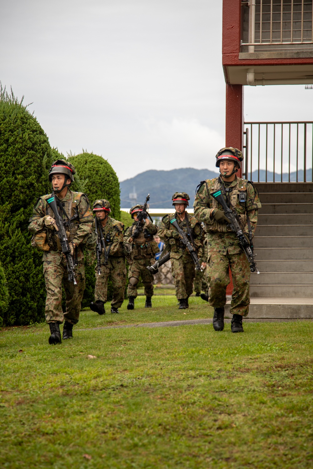 JGSDF defend MCAS Iwakuni during a simulate a small boat raid during KS25