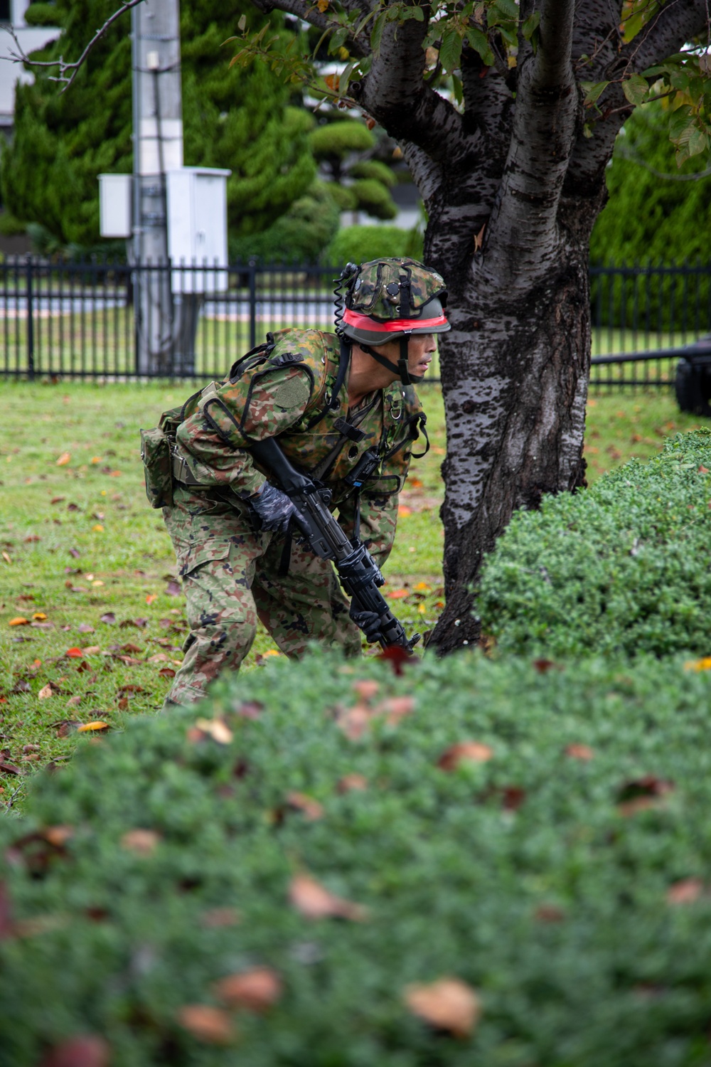 JGSDF defend MCAS Iwakuni during a simulate a small boat raid during KS25