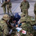 Keen Sword 25: JGSDF and JMSDF members conduct a simulated MEDEVAC