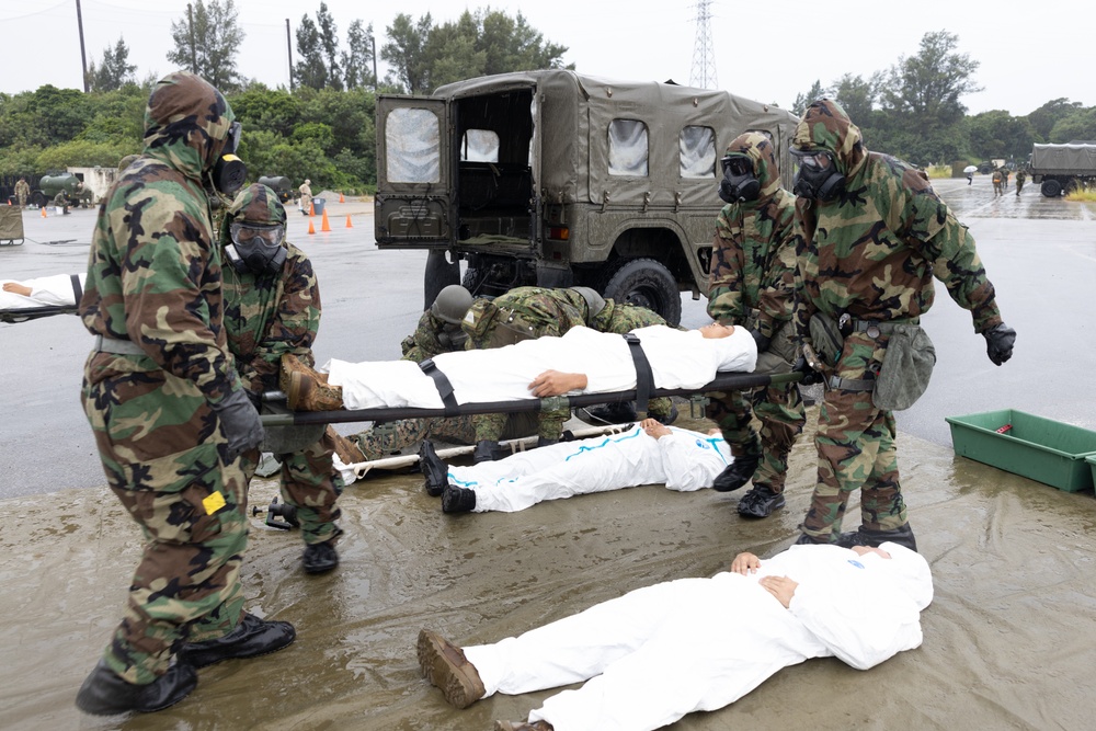 KS 25 | Chemical, Biological, Radiological, Nuclear Casualty simulation extraction, decontamination