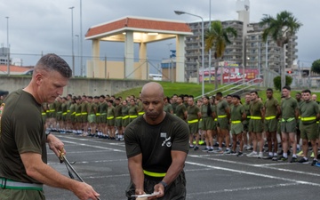 3rd MLG Conducts 249th Marine Corps Birthday Moto Run and Cake Ceremony