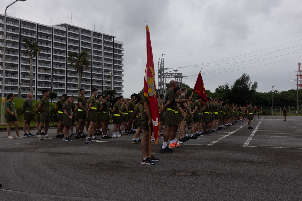 3rd MLG Conducts 249th Marine Corps Birthday Moto Run and Cake Ceremony