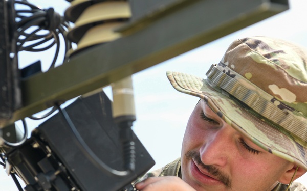 378 EOSS Airmen Replace a TMQ-53 Weather System