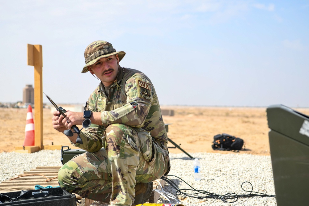378 EOSS Airmen Replace a TMQ-53 Weather System