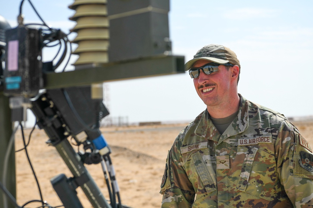378 EOSS Airmen Replace a TMQ-53 Weather System