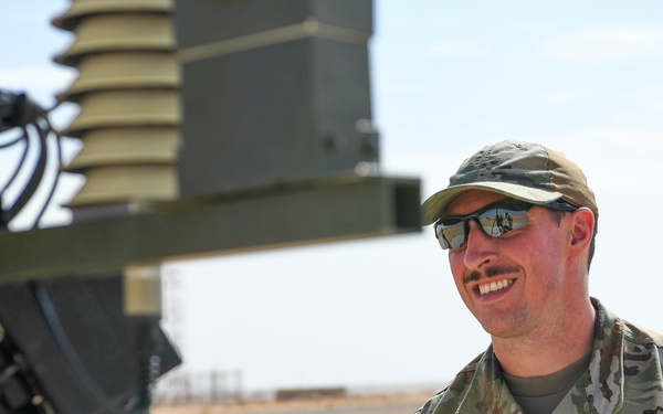 378 EOSS Airmen Replace a TMQ-53 Weather System