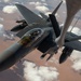 U.S. KC-135 refuels aircraft over CENTCOM