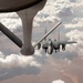 U.S. KC-135 refuels aircraft over CENTCOM