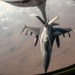 U.S. KC-135 refuels aircraft over CENTCOM