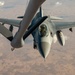 U.S. KC-135 refuels aircraft over CENTCOM