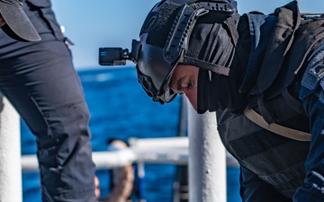 Georgia Coast Guard complete a Visit, Board, Search and Seizure training during Phoenix Express 2024