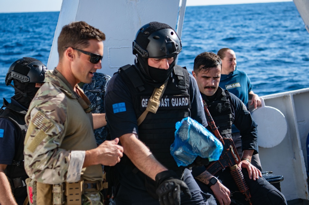 Georgia Coast Guard complete a Visit, Board, Search and Seizure training during Phoenix Express 2024