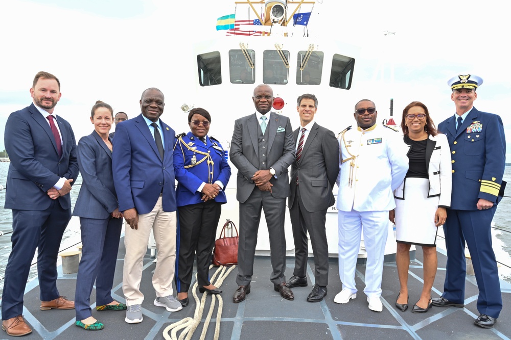 US Coast Guard hosts Gabon delegation aboard Coast Guard Cutter Sailfish