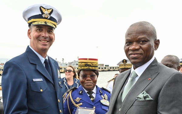 US Coast Guard hosts Gabon delegation aboard Coast Guard Cutter Sailfish