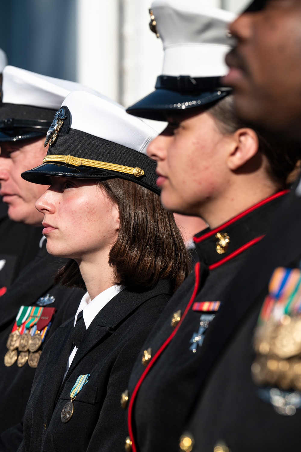 USS John Basilone (DDG 122) is commissioned in New York City