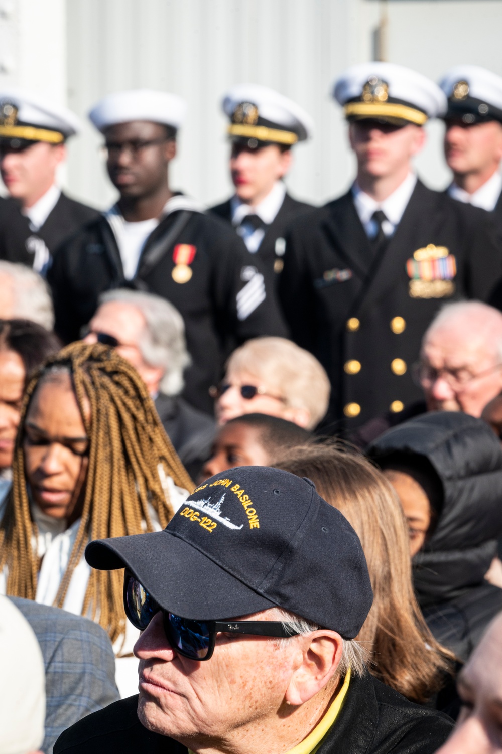 USS John Basilone (DDG 122) is commissioned in New York City