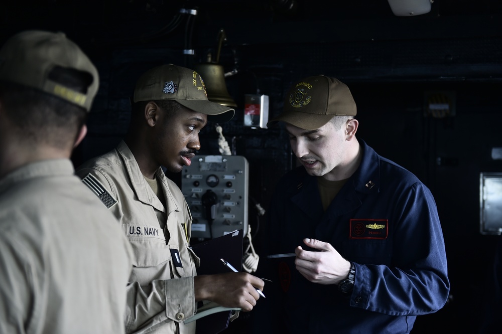 USS Winston S. Churchill Executes SWATT