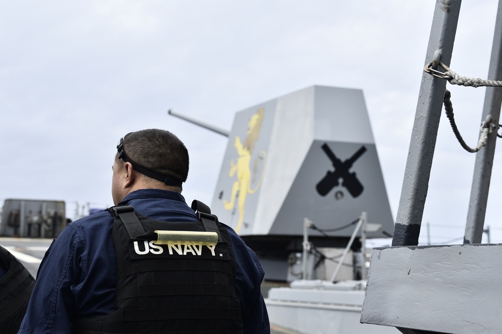 USS Winston S. Churchill Executes SWATT