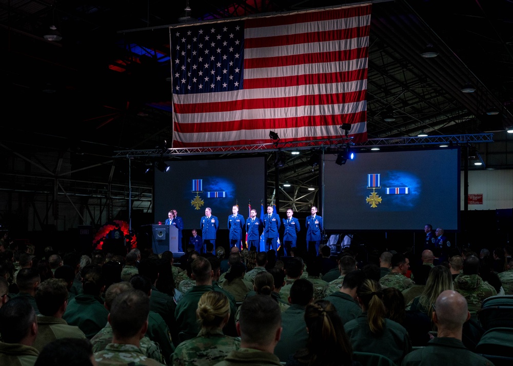 Gallantry under fire: RAF Lakenheath honors decorated Airmen for repelling mass Iranian drone attack