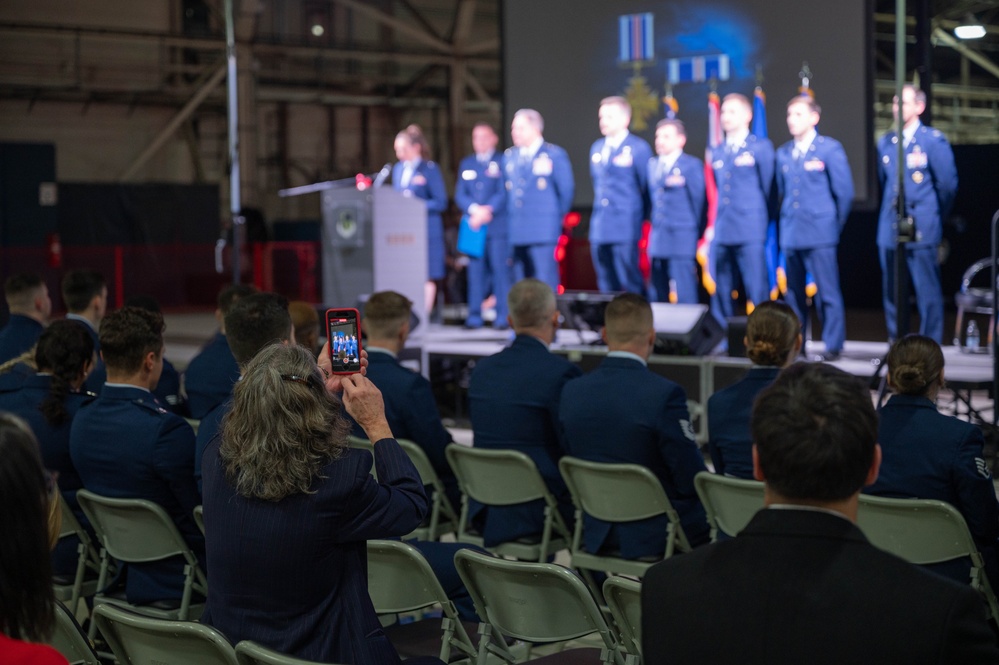 Gallantry under fire: RAF Lakenheath honors decorated Airmen for repelling mass Iranian drone attack