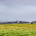 Two B-52s takeoff from RAF Fairford for Training Sortie