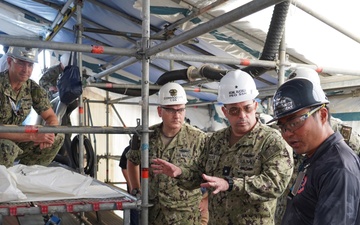 Rear Adm. Jonathon Rucker, Program Executive Office, Attack Submarines, Visits Pearl Harbor Naval Shipyard