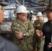 Rear Adm. Jonathon Rucker, Program Executive Office, Attack Submarines, Visits Pearl Harbor Naval Shipyard