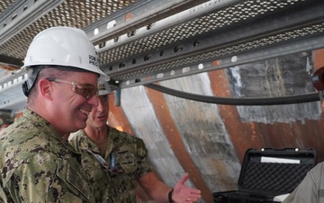 Rear Adm. Jonathon Rucker, Program Executive Office, Attack Submarines, Visits Pearl Harbor Naval Shipyard