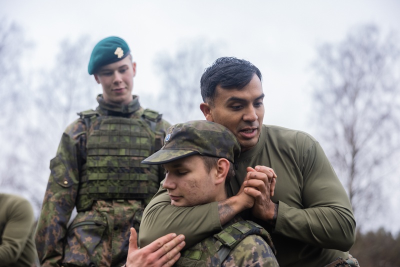 U.S. Marines Teach Marine Corps Martial Arts Program