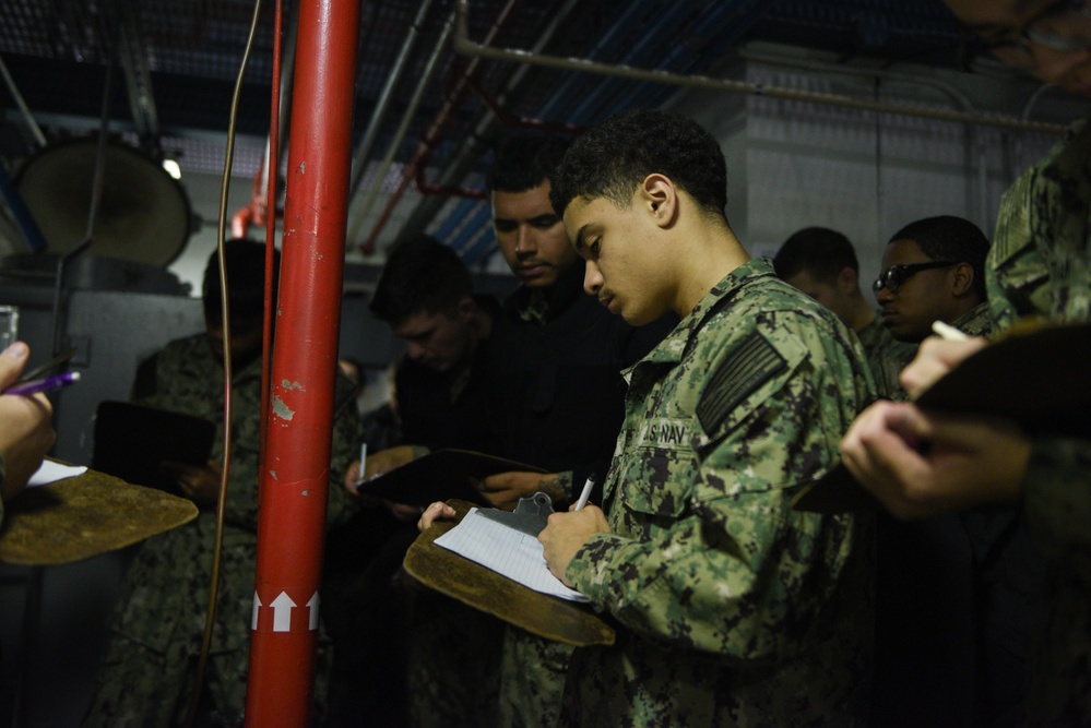 SWESC GL Accession-Level Sailors Practice Drawing Piping System