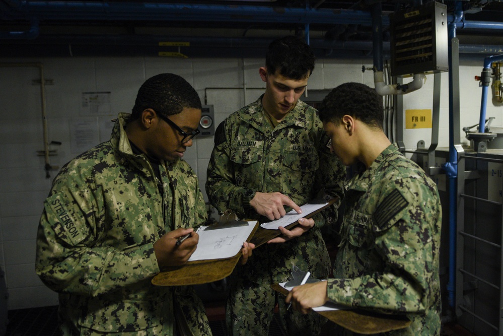 SWESC GL Accession-Level Sailors Practice Drawing Piping System