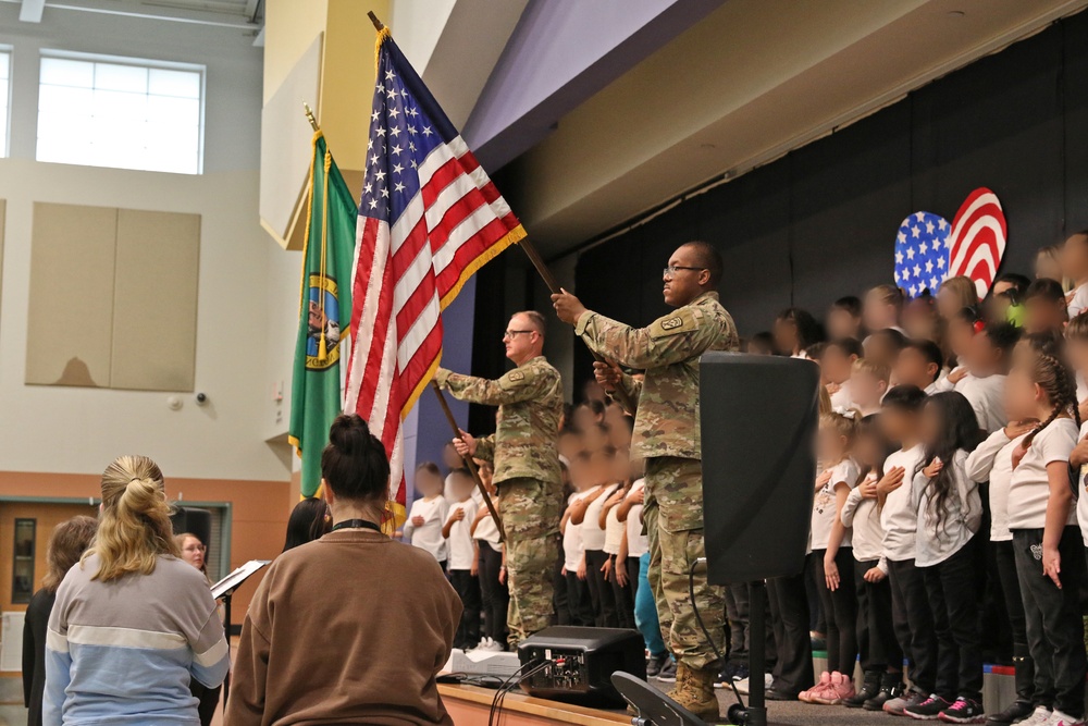 Thompson Elementary School Veteran's Day Assembly