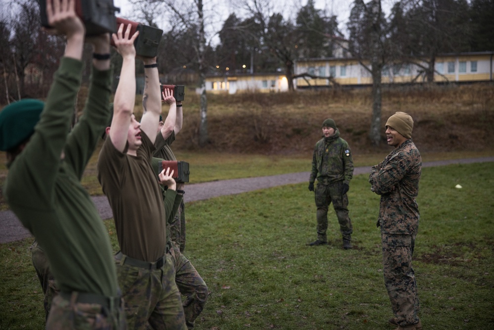 U.S. Marines Teach Marine Corps Martial Arts Program Day 2