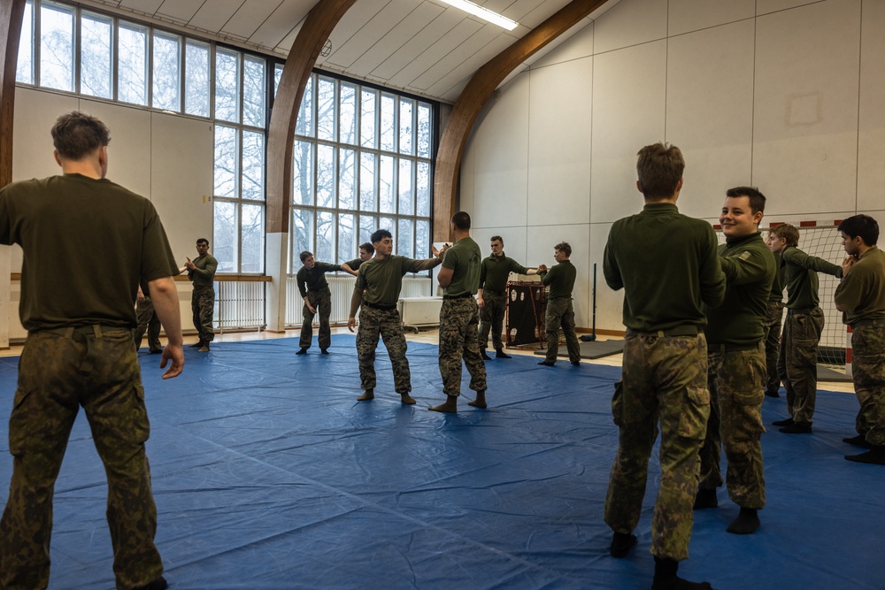 U.S. Marines Teach Marine Corps Martial Arts Program Day 2