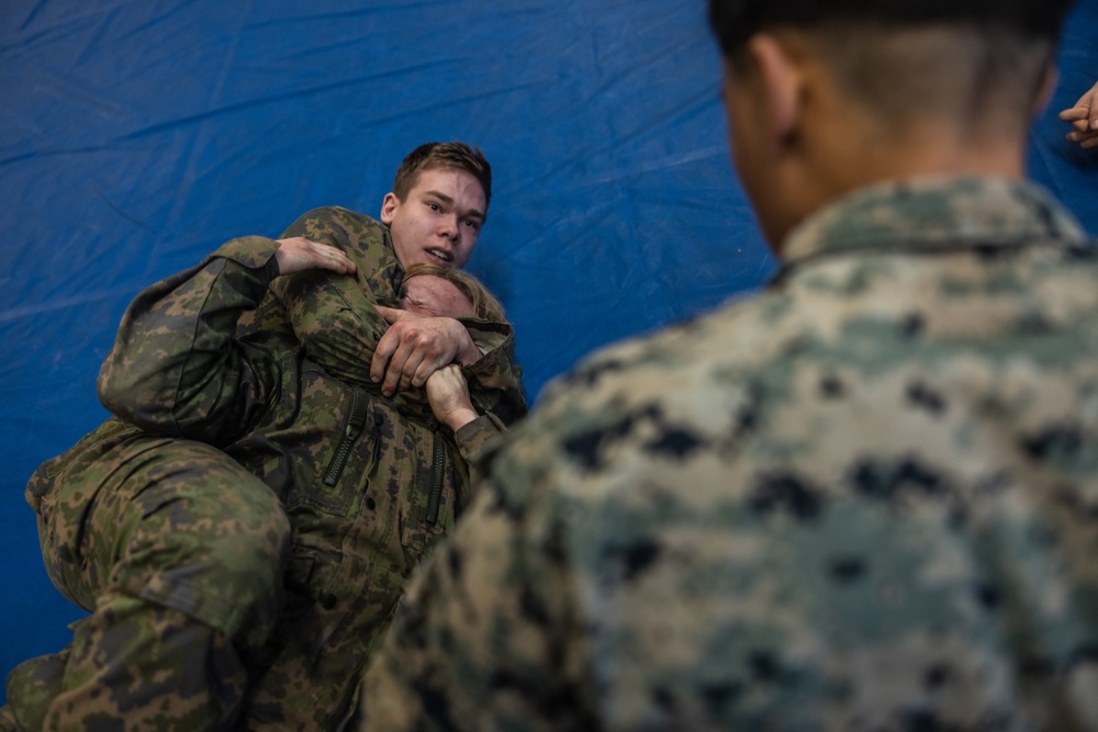 U.S. Marines Teach Marine Corps Martial Arts Program Day 2