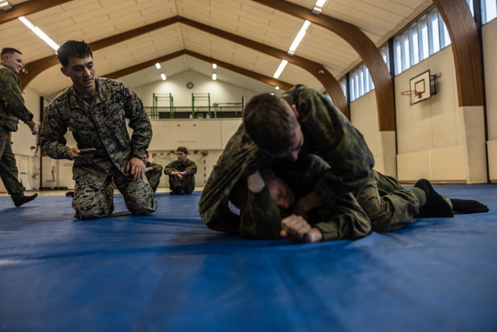 U.S. Marines Teach Marine Corps Martial Arts Program Day 2